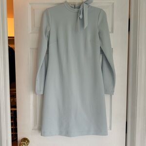 Calvin Klein Light Blue Long Sleeve Dress
